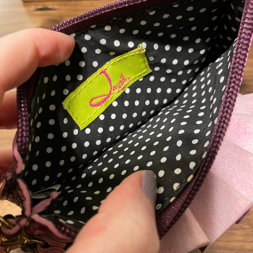Purple Ruffle Wristlet - Picture 5 of 5